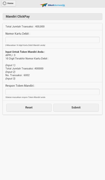 Tiket Domestik - Preview 1