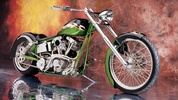 Chopper. Motorcycle. Wallpaper screenshot 3