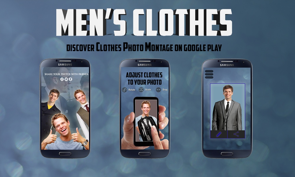 Mens clothes Photo Montage - Preview 1