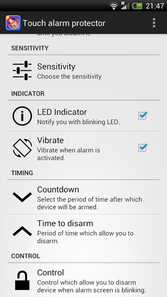 Touch alarm protector - Preview 4
