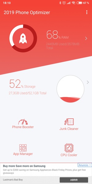 2019 Phone Optimizer - Cleaner Booster App Manager - Preview 1