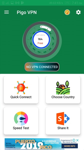 Pigo - Master Unlimited VPN Admob Earning - Preview 3