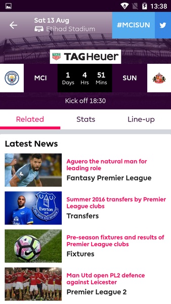 English Premier League::Appstore for Android