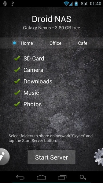 Droid NAS - Preview 4