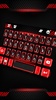 Black Red Tech Keyboard Theme screenshot 4