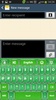 GO Keyboard Green Glitter Theme screenshot 9