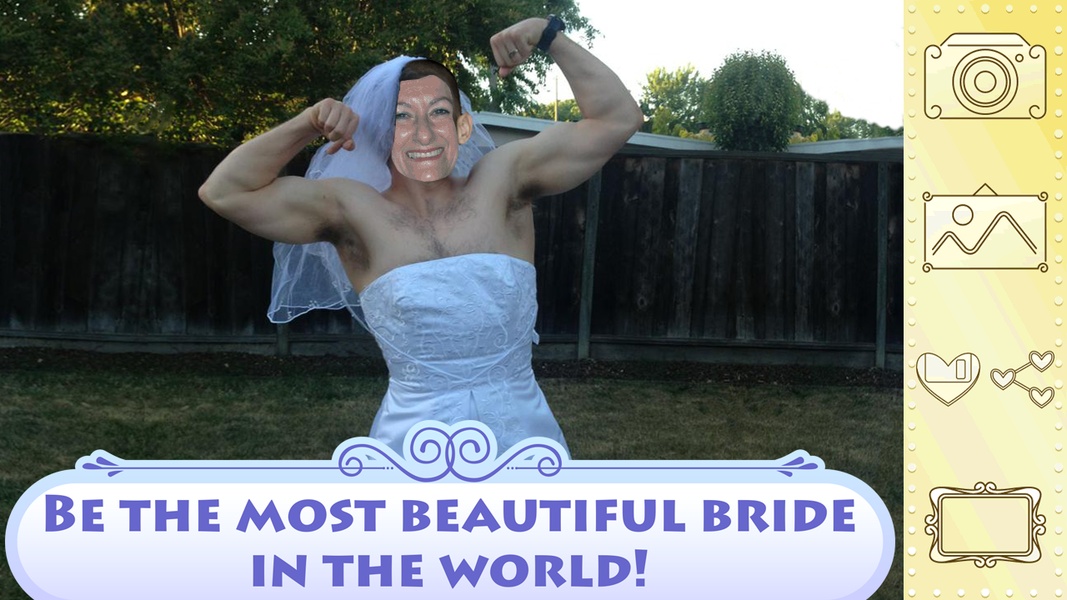 Crazy Wedding Pic - Face In Hole - Preview 3