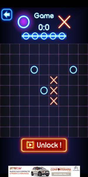 Tic Tac Toe glow - Free Puzzle Game - Preview 1