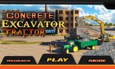 Concrete Excavator Tractor Sim screenshot 21