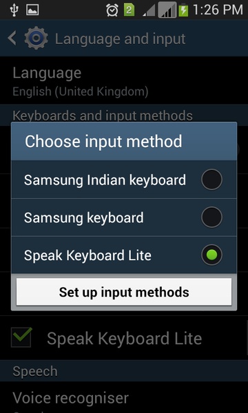 Speak Keyboard Lite - Preview 4