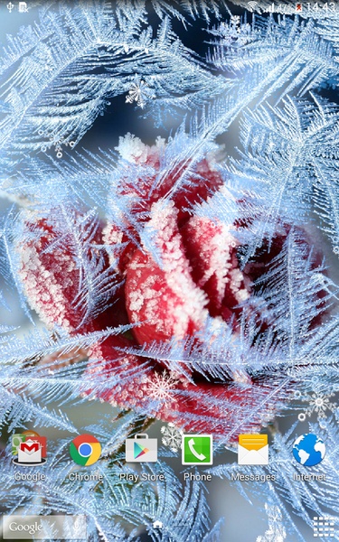 Frozen Flowers Live Wallpaper - Preview 2