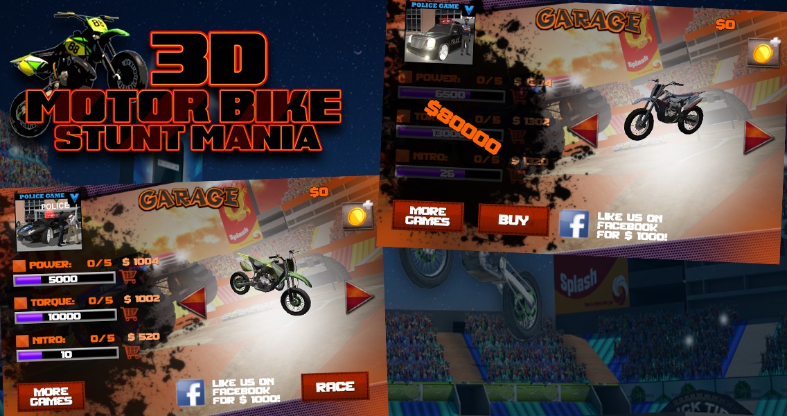 3d Motor Bike Stunt Mania - Preview 7
