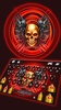 Red Skull Guns Keyboard Theme screenshot 3