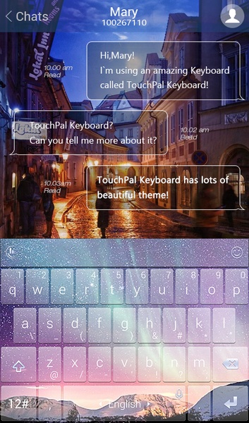 Love Journey TouchPal Theme - Preview 1
