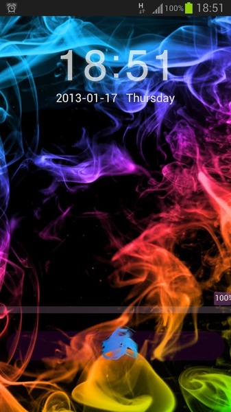 GO Locker Theme Color Smoke - Preview 2
