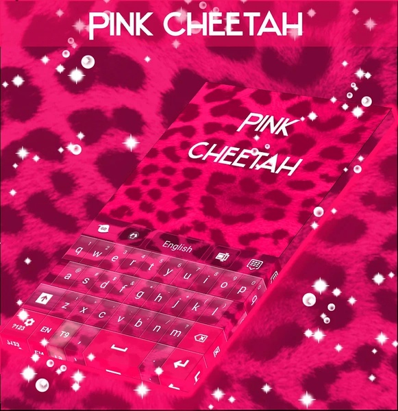 Pink Cheetah GO Keyboard - Preview 5