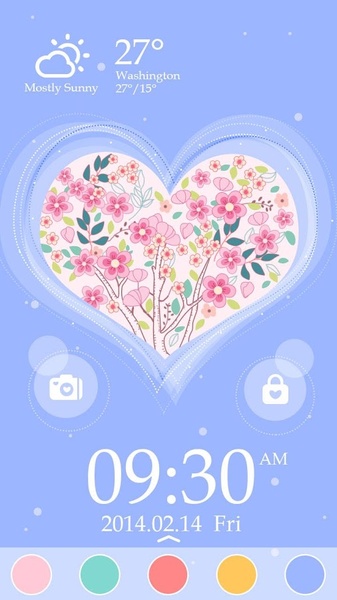 GO Locker Valentine Theme - Preview 1