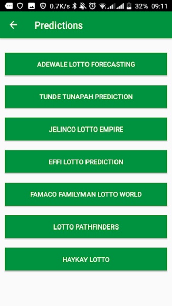 Lotto on sale results predictions