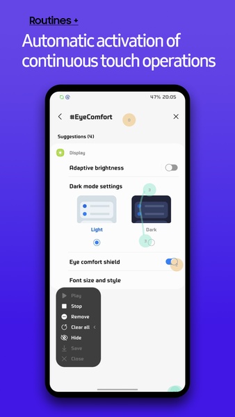 Samsung Routines + - Preview 3