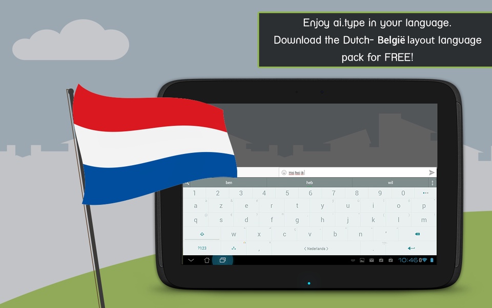 A.I.type Dutch Predictionary - Preview 4