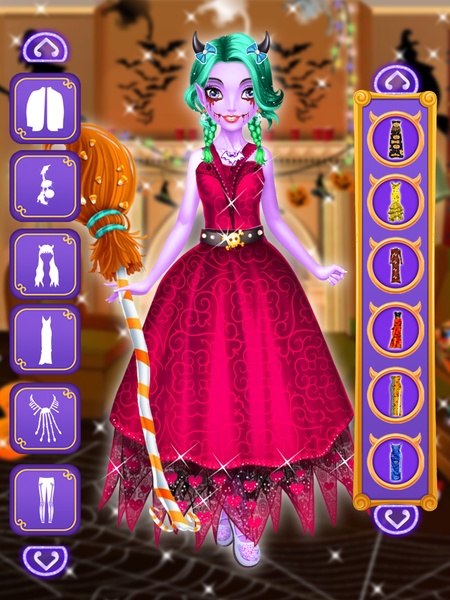 Halloween Dress Up Girls - Monster Dress Up Game - Preview 12