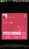 GO SMS Pastel Pink Theme screenshot 3