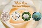 White Rose Clock Live Wallpaper screenshot 5