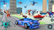 Police Dragon Robot Car Games screenshot 2