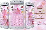 Theme Dialer Love Sakura screenshot 6