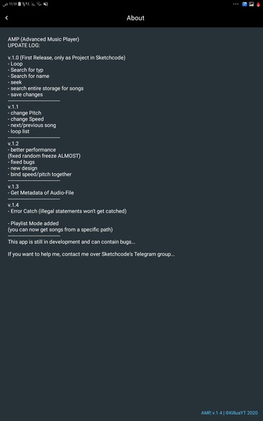 Advanced Music Player - Preview 1