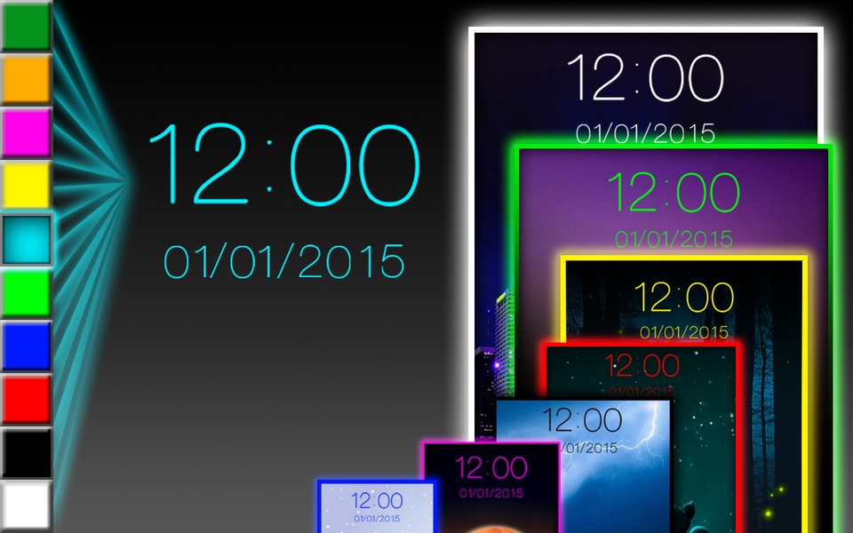 Night Digital Clock - Preview 1