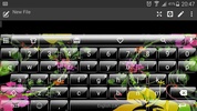 Emoji Keyboard Glass BlackFlow screenshot 2