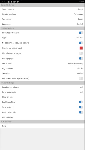 AON Browser - Preview 2