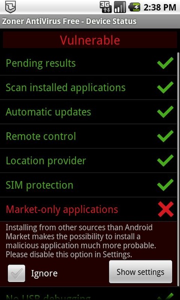 Zoner AntiVirus - Preview 1