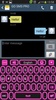 GO Keyboard Pink Glow screenshot 9