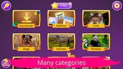 Puzzles with animals screenshot 9
