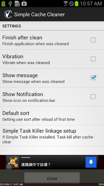 Simple Cache Cleaner - Preview 1