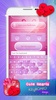 Cute Hearts Keyboard Design screenshot 1