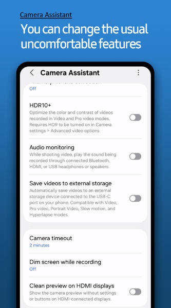 Camera Assistant - Preview 1