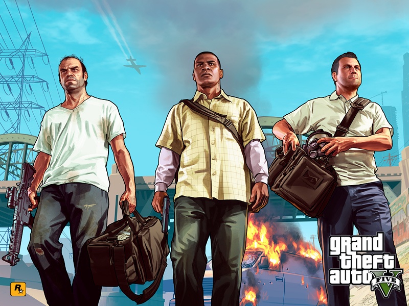 Download Grand Theft Auto 5 on iPhone Wallpaper