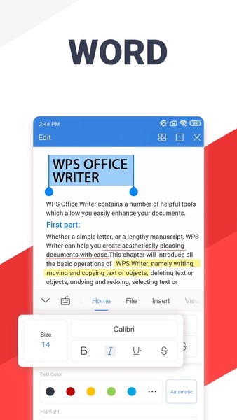 WPS Office for Android - Download the APK from Uptodown