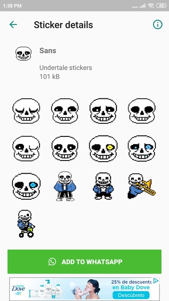 Undertale & Deltarune Stickers for WhatsApp - Preview 3