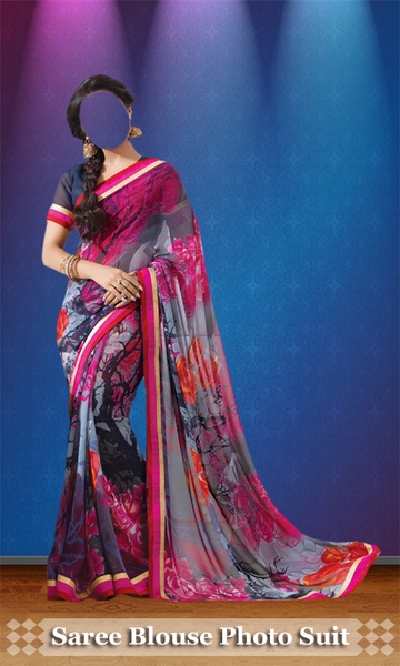 Saree Blouse Photo Suit - Preview 3
