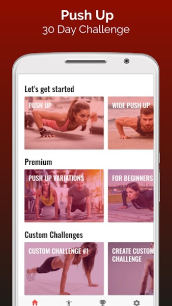 30 Day Push Up Challenge for Android - Download the APK from Uptodown