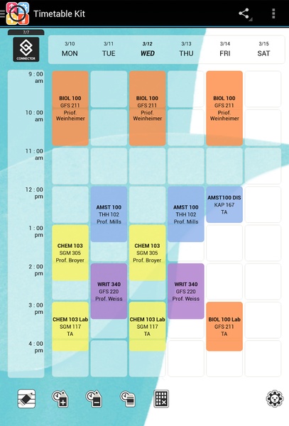 Timetable Kit - Preview 4