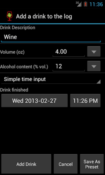 AlcoDroid - Preview 2