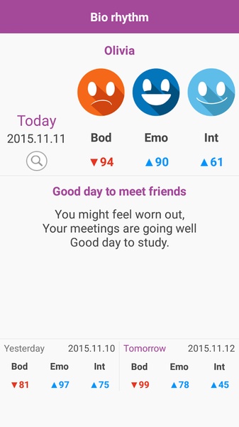 Baby birth calculation widget - Preview 3