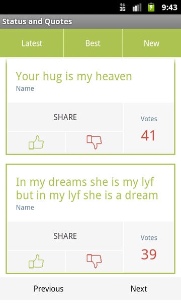 Status and Quotes - Preview 7