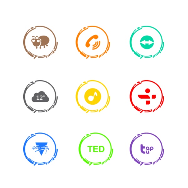 Straw Ring Icon Pack - Preview 1
