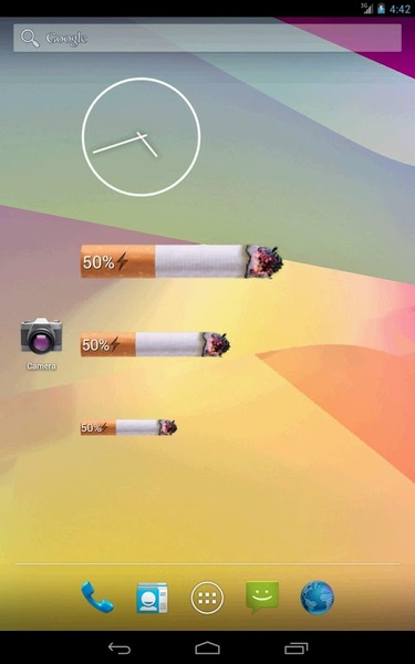 Cigarette Battery Widget - Preview 2